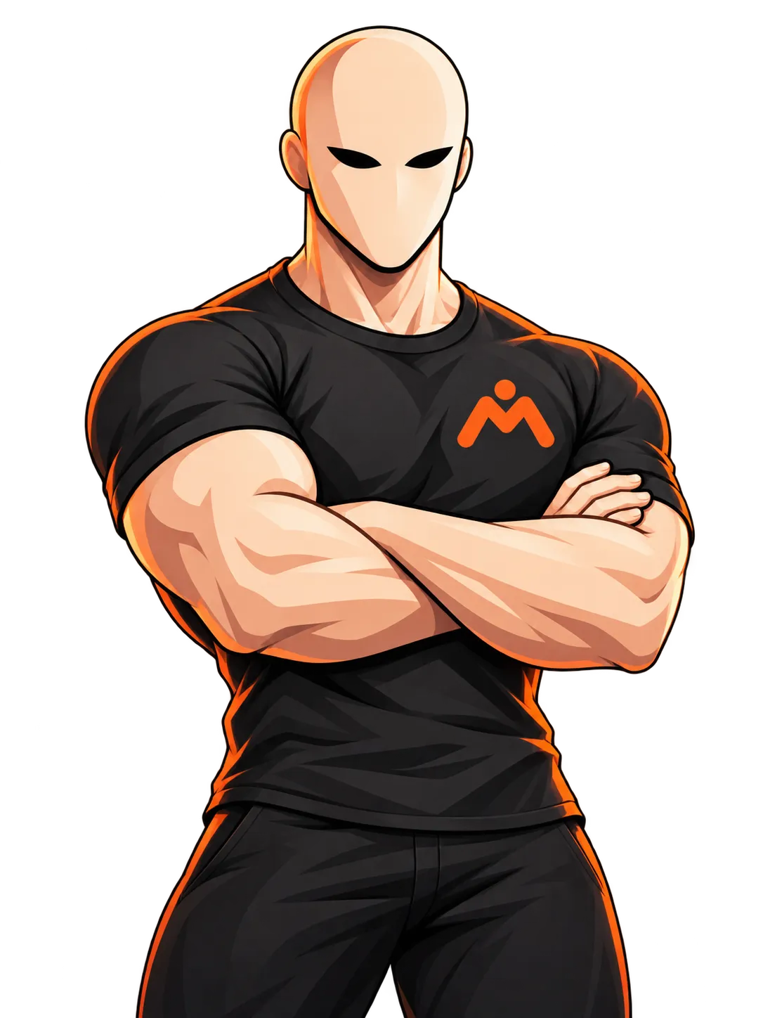 Meso, the AskMeso character, standing